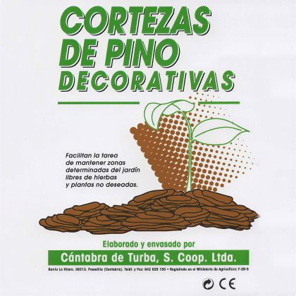 Saco de Cortezas de pino decorativas