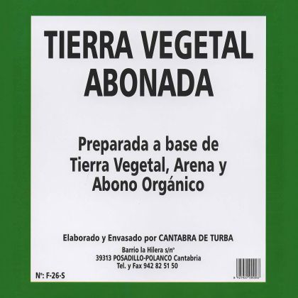 Saco de Tierra vegetal abonada